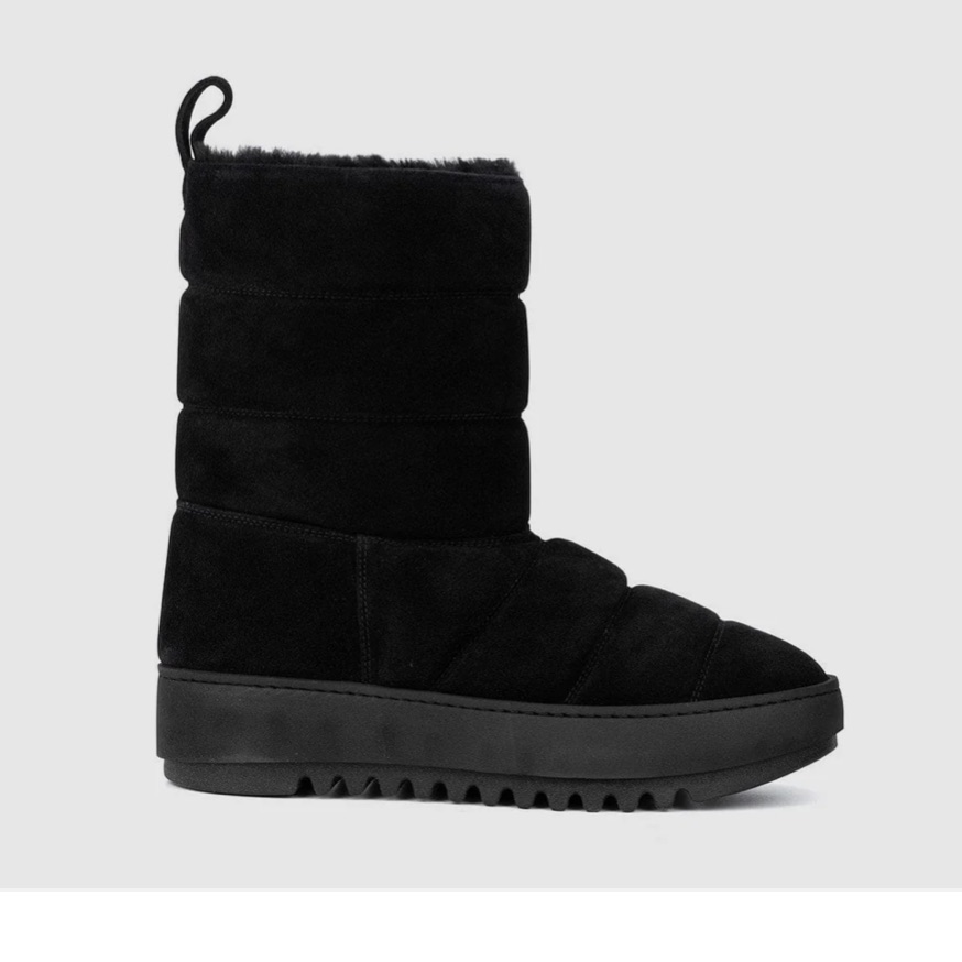 Aquatalia Alcee Black Women Boots Shoes Size 6 Nwob